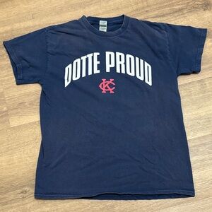 Kansas City Monarchs Baseball Dotte Proud Navy T-Shirt Giveaway Size Medium